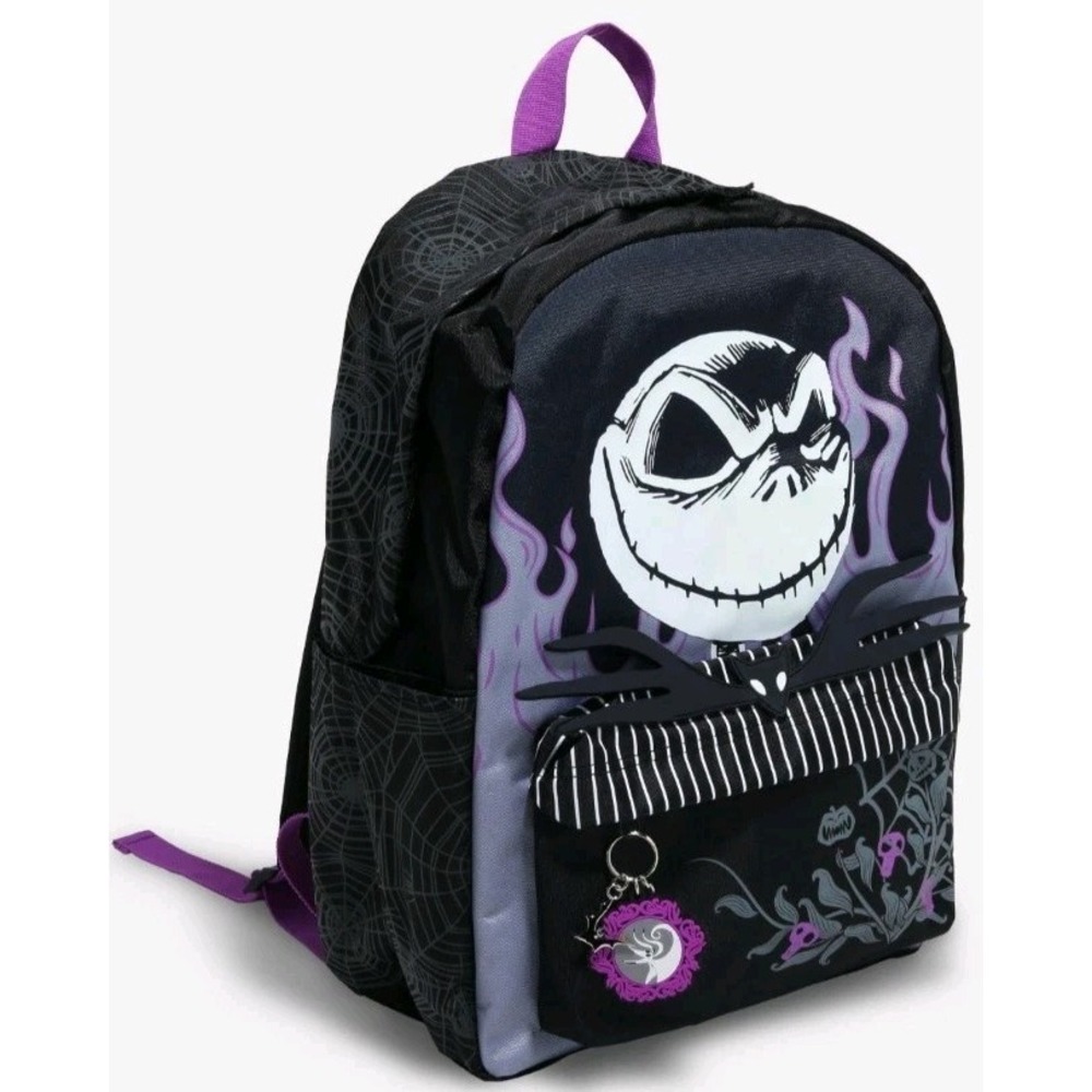 NEW The Nightmare Before Christmas Jack Skellington Glow-In-The-Dark Backpack